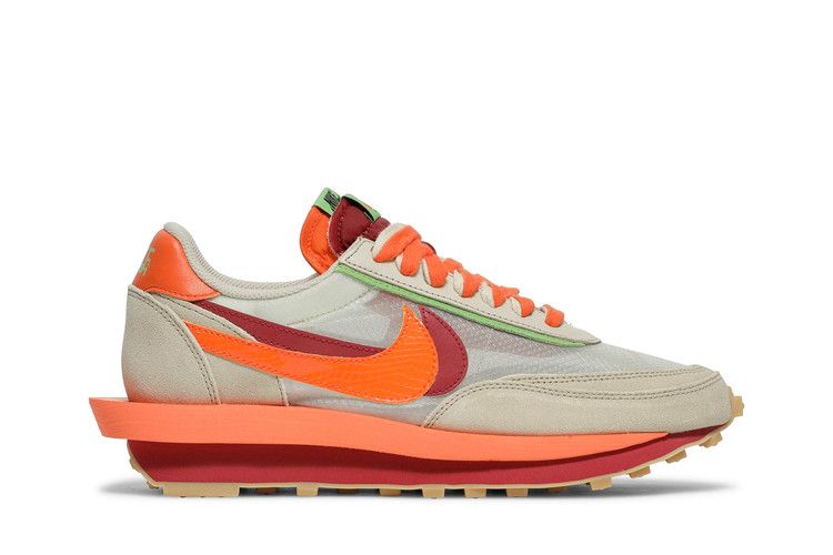 Nike LD Waffle Sacai Clot Net Orange Blaze