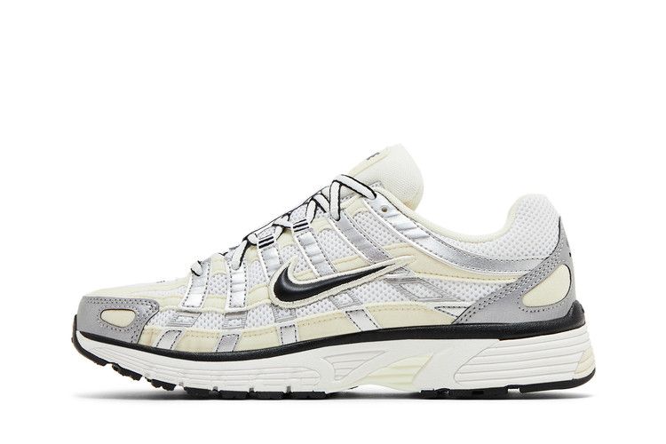 Nike P-6000 Coconut Milk Metallic Silver