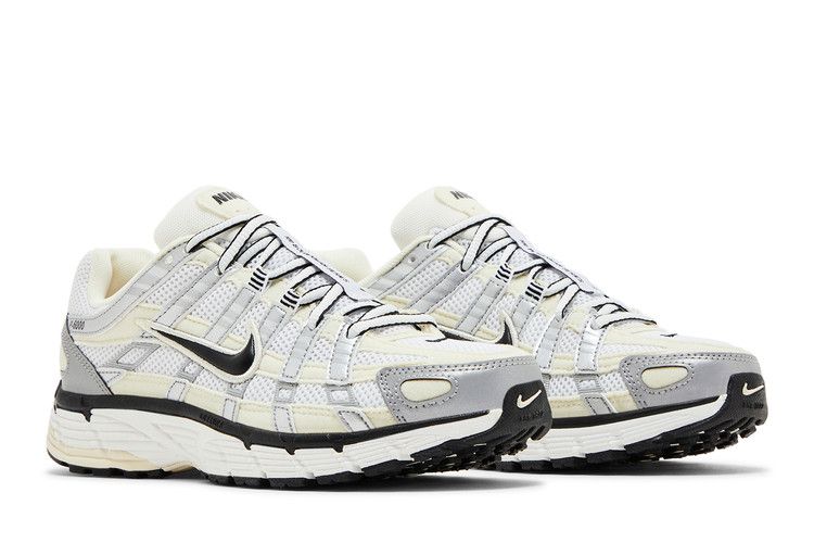 Nike P-6000 Coconut Milk Metallic Silver