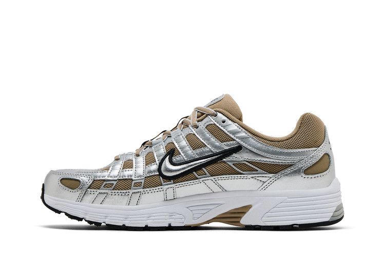 Nike P-6000 Khaki Metallic Silver