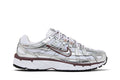 Nike P-6000 White Metallic Silver Tattoo
