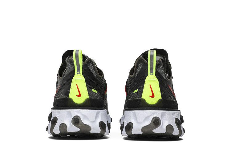 Nike React Element 87 Medium Olive Volt Crimson
