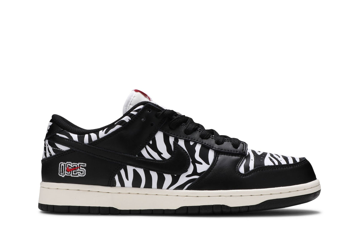 Nike SB Dunk Low Quartersnacks Zebra