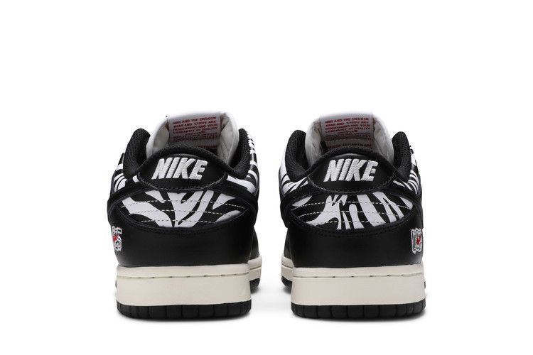 Nike SB Dunk Low Quartersnacks Zebra