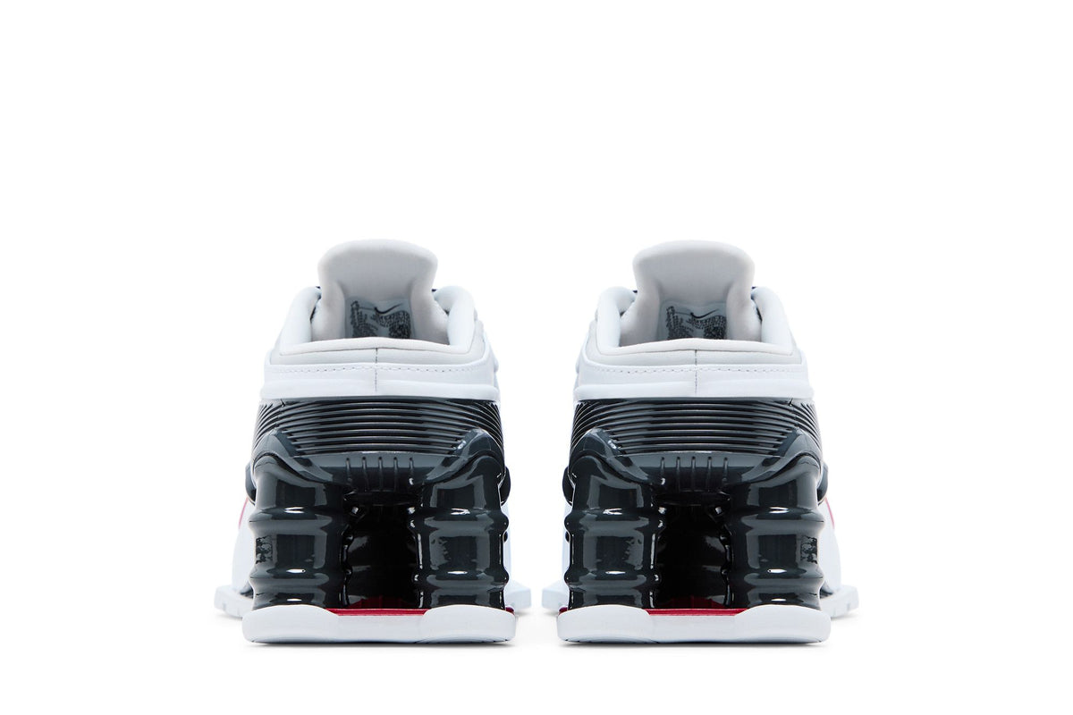 Nike Shox MR4 Mule Martine Rose Metallic Platinum Varsity Red