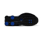 Nike Shox R4 Metallic Silver Black Racer Blue