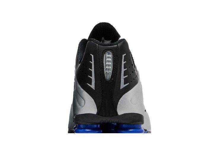 Nike Shox R4 Metallic Silver Black Racer Blue