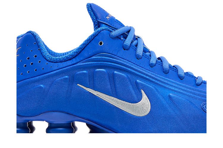 Nike Shox R4 Racer Blue Metallic Silver