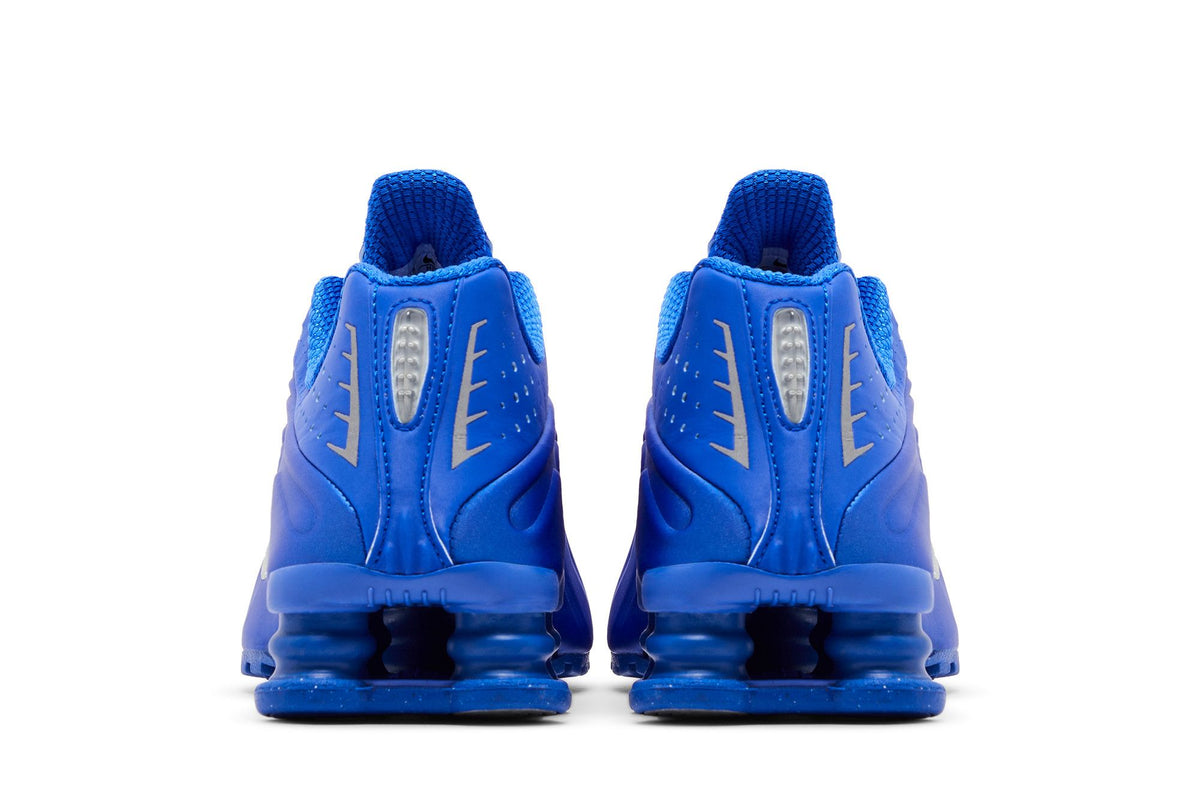Nike Shox R4 Racer Blue Metallic Silver