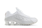 Nike Shox R4 White Metallic Silver