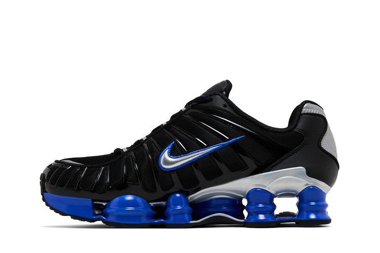 Nike Shox TL Black Racer Blue Metallic Silver