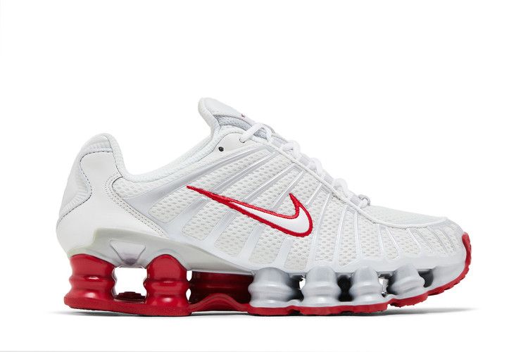 Nike Shox TL Platinum Tint Gym Red