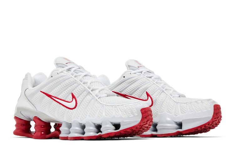 Nike Shox TL Platinum Tint Gym Red