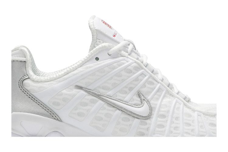 Nike Shox TL White Metallic Silver Max Orange