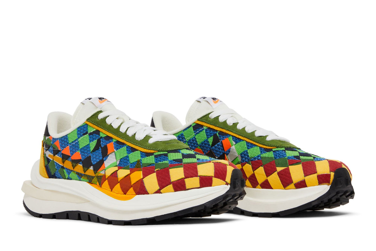 Nike Vaporwaffle Woven Sacai Jean Paul Gaultier Green Gusto