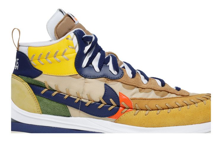 Nike Vaporwaffle sacai Jean Paul Gaultier Sesame Blue