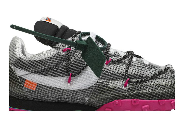Nike Waffle Racer Off-White Black Fuchsia