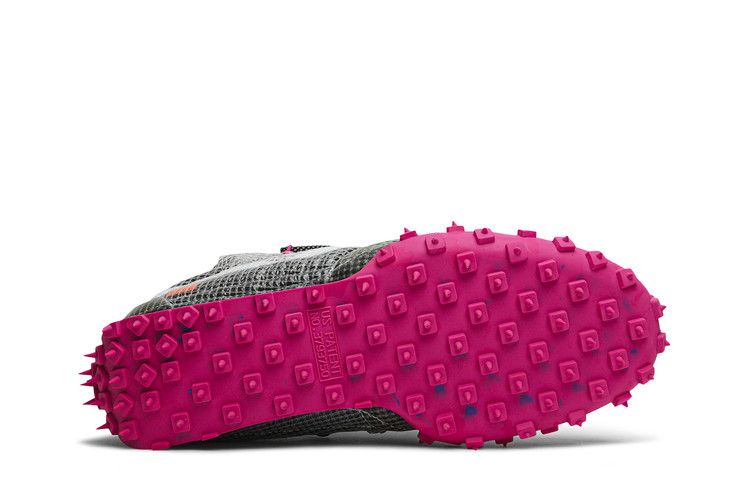 Nike Waffle Racer Off-White Black Fuchsia
