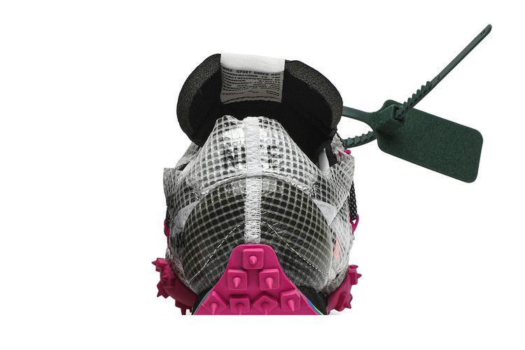 Nike Waffle Racer Off-White Black Fuchsia