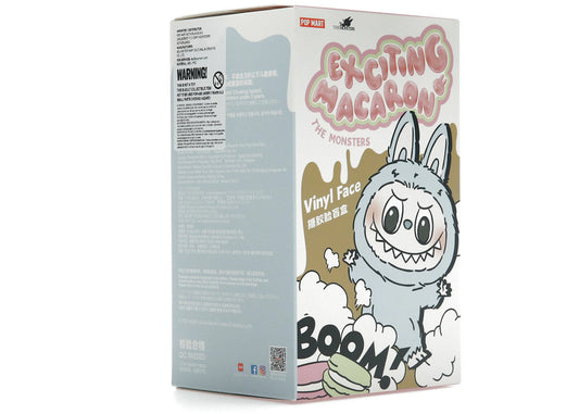 Pop Mart Labubu The Monsters Tasty Macarons Vinyl Plush Pendant Single Blind Box - PM-PMLTMT-MULTI