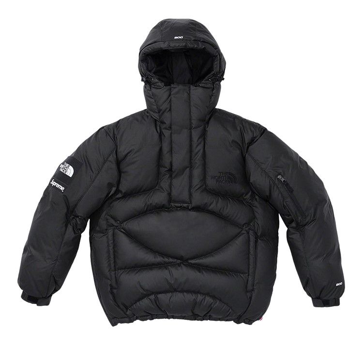 Supreme The North Face 800-Fill Half Zip Hooded Pullover Grey