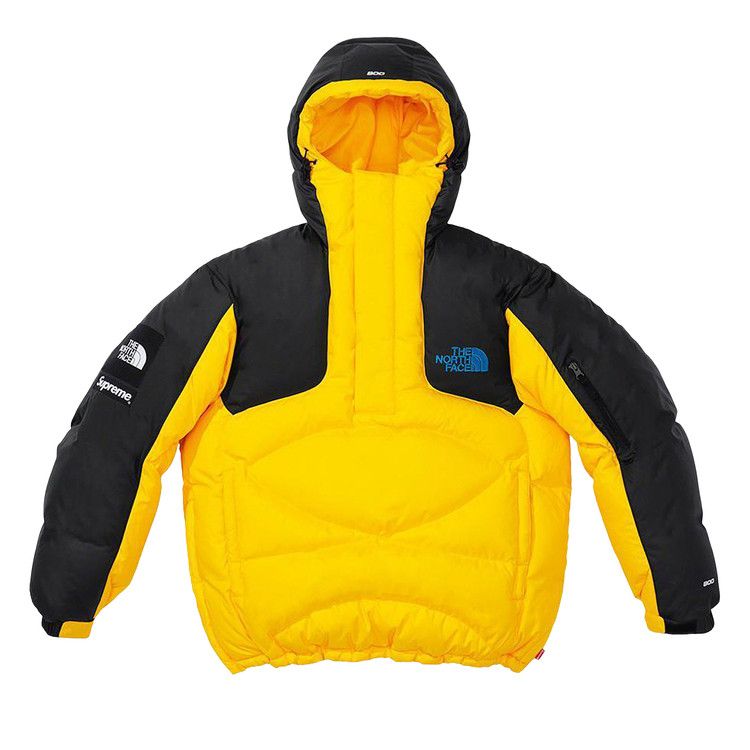 Supreme The North Face 800-Fill Half Zip Hooded Pullover Yellow