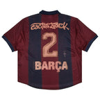Travis Scott x Nike x FC Barcelona Retro 2000/01 Home Skeleton Jersey Multicolor