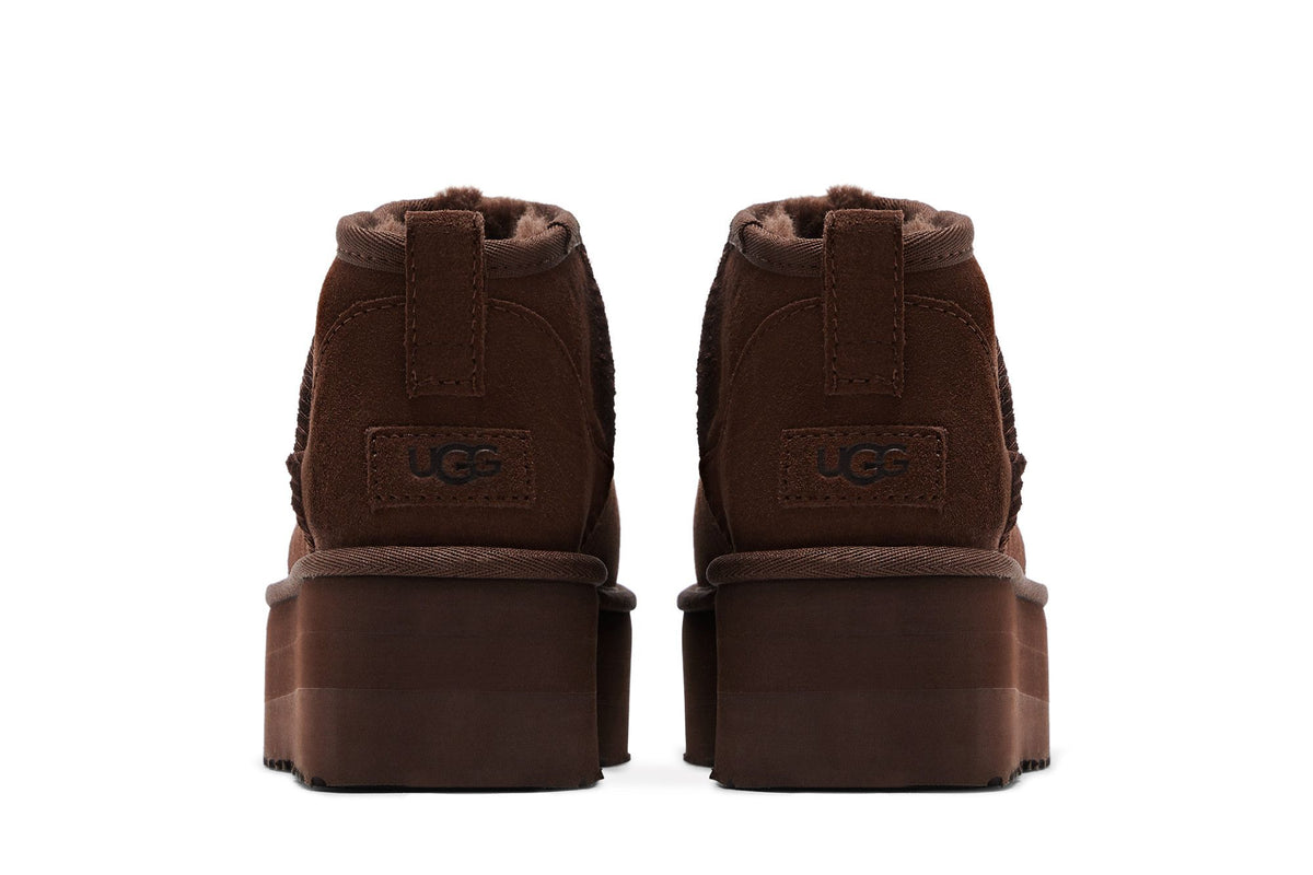 UGG Classic Ultra Mini Platform Burnt Cedar