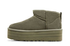 UGG Classic Ultra Mini Platform Moss Green