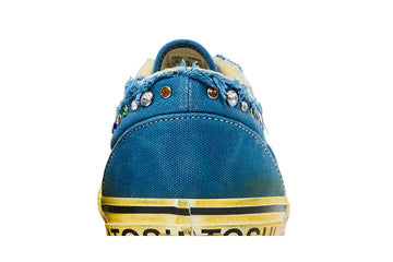 Talon de la Vans Satoshi Nakamoto Navy avec perles et col usé