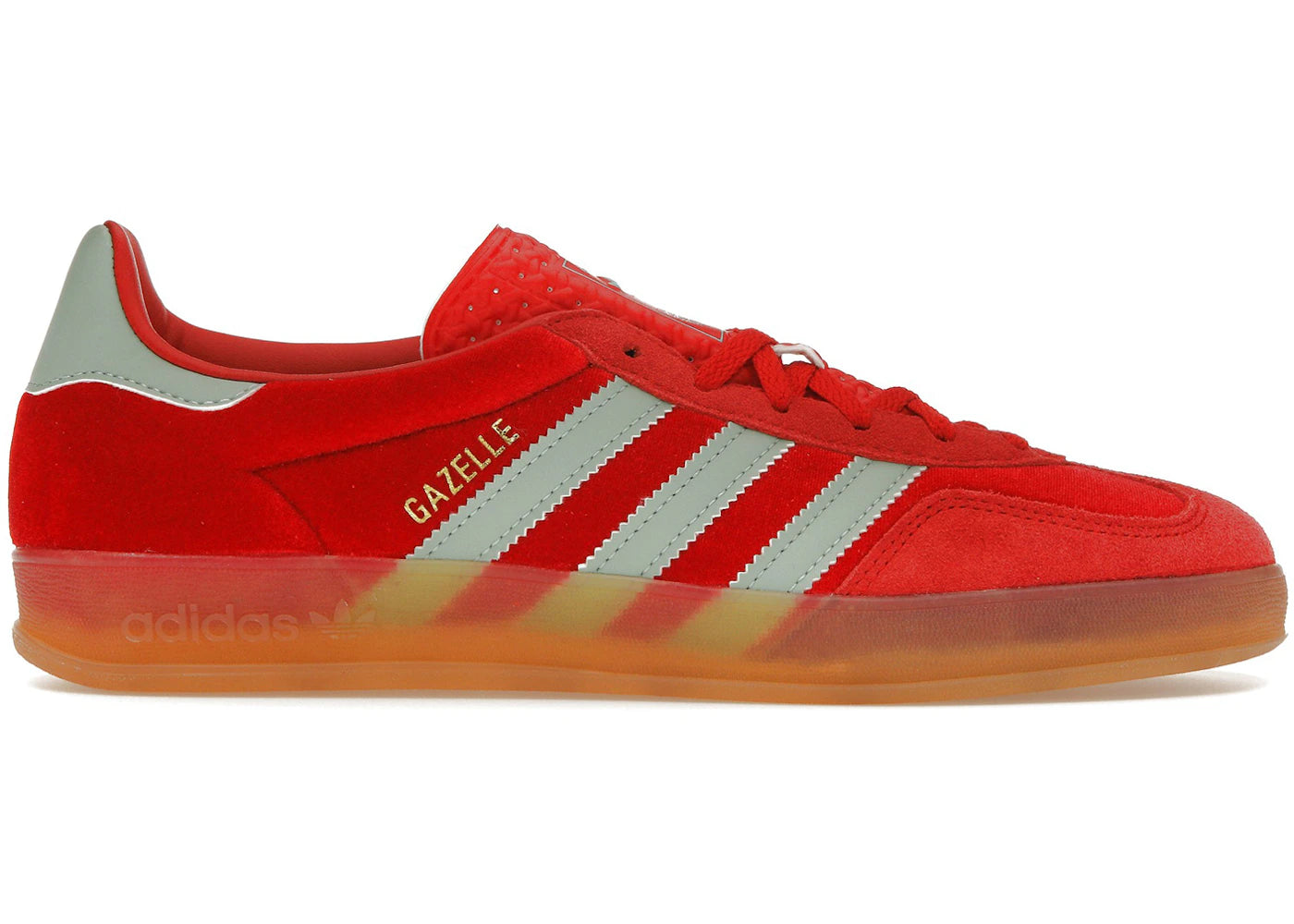 Adidas Gazelle Indoor Better Scarlet Hazy Green - IG6786