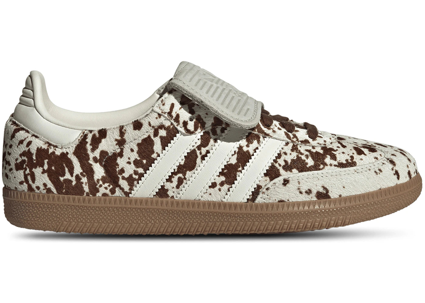 Samba LT Cow Print Brown White - JS3931