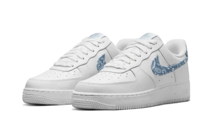 Nike Air Force 1 Low '07 Essential White Worn Blue Paisley - DH4406-100