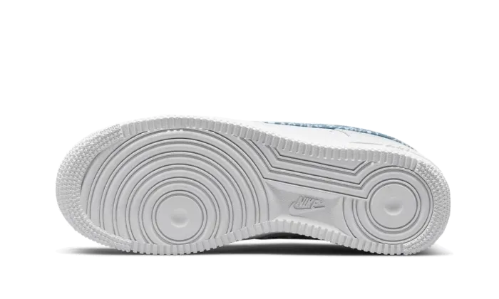Nike Air Force 1 Low '07 Essential White Worn Blue Paisley - DH4406-100