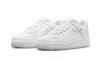 Nike Air Force 1 Low '07 Retro Color of the Month Jewel Swoosh Triple White - FN5924-100