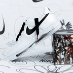 Nike Air Force 1 Low G-Dragon Peaceminusone Para-Noise White - DD3223-100