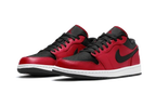 Air Jordan Air Jordan 1 Low Reverse Bred Pebbled Swoosh - 553558-605