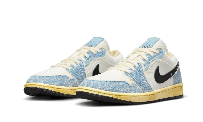 Air Jordan Air Jordan 1 Low SE WRMK Sashiko Denim - FN7670-493