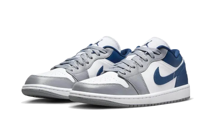 Air Jordan Air Jordan 1 Low White Grey Blue - DC0774-042