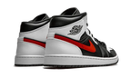 Air Jordan Air Jordan 1 Mid Black Chile Red White - 554724-075 / 554725-075