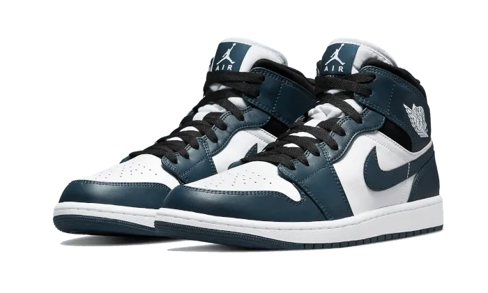 Air Jordan Air Jordan 1 Mid Dark Teal - 554724-411 / 554725-411