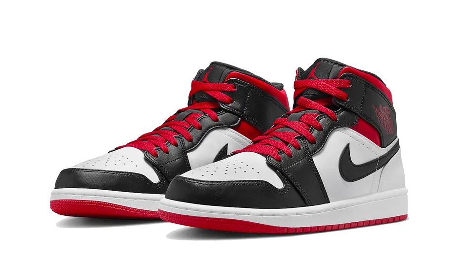 Air Jordan Air Jordan 1 Mid Gym Red Black Toe - DQ8426-106 / DQ8423-106