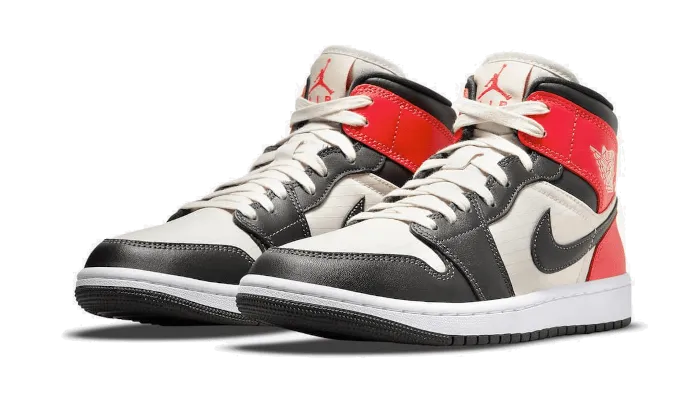 Air Jordan Air Jordan 1 Mid Light Orewood Brown - DQ6078-100