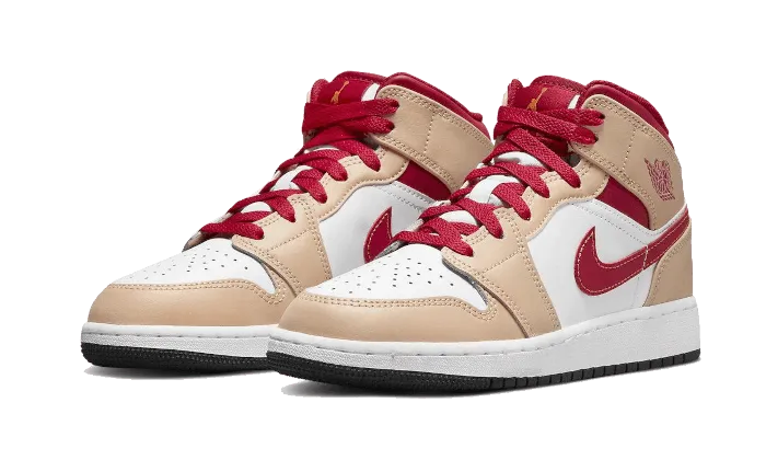 Air Jordan Air Jordan 1 Mid Onyx Curry - 554724-201 / 554725-201