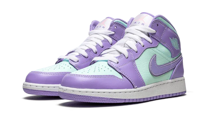 Air Jordan Air Jordan 1 Mid Purple Aqua - 554725-500
