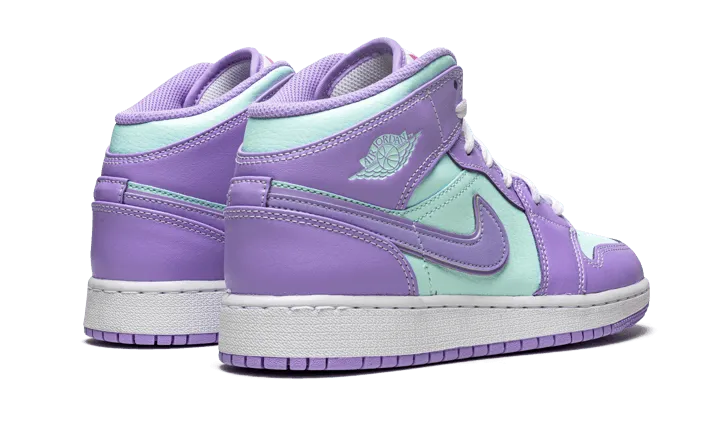 Air Jordan Air Jordan 1 Mid Purple Aqua - 554725-500