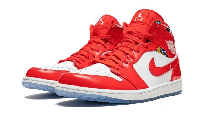 Air Jordan Air Jordan 1 Mid SE Barcelona Sweater - DC7294-600 / DC7248-600