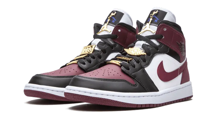 Air Jordan Air Jordan 1 Mid SE Black Dark Beetroot - CZ4385-016