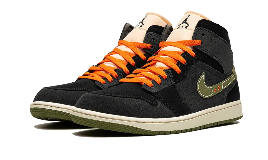 Air Jordan Air Jordan 1 Mid SE Craft Anthracite Light Olive - FD6817-003 / FD5847-003