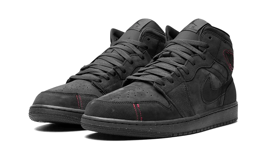 Air Jordan Air Jordan 1 Mid SE Craft Grey Red - FD8634-001